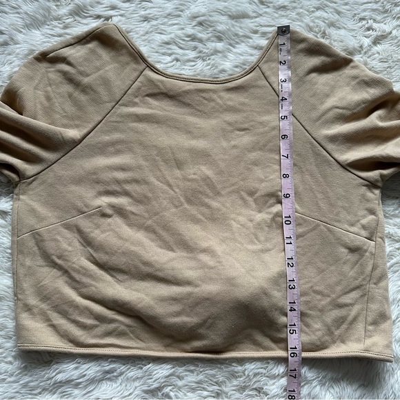 Lovers + Friends x Revolve Langley Top Tie Back Taupe Neutral XS NWT New - Picture 8 of 9